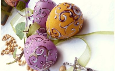 Antikolt húsvéti tojások vintage hangulatban